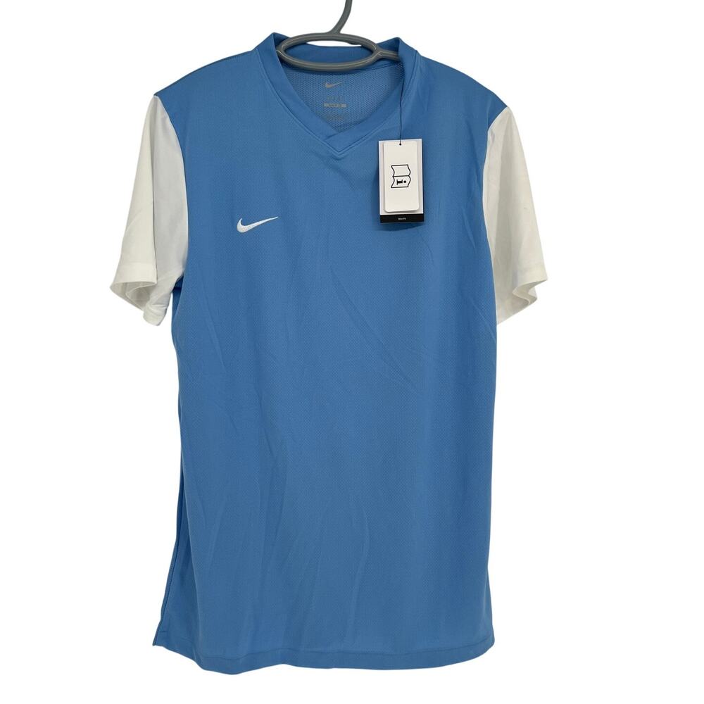 Nike Shirt Jersey Soccer Men's Large Light Blue Premier II DH8044